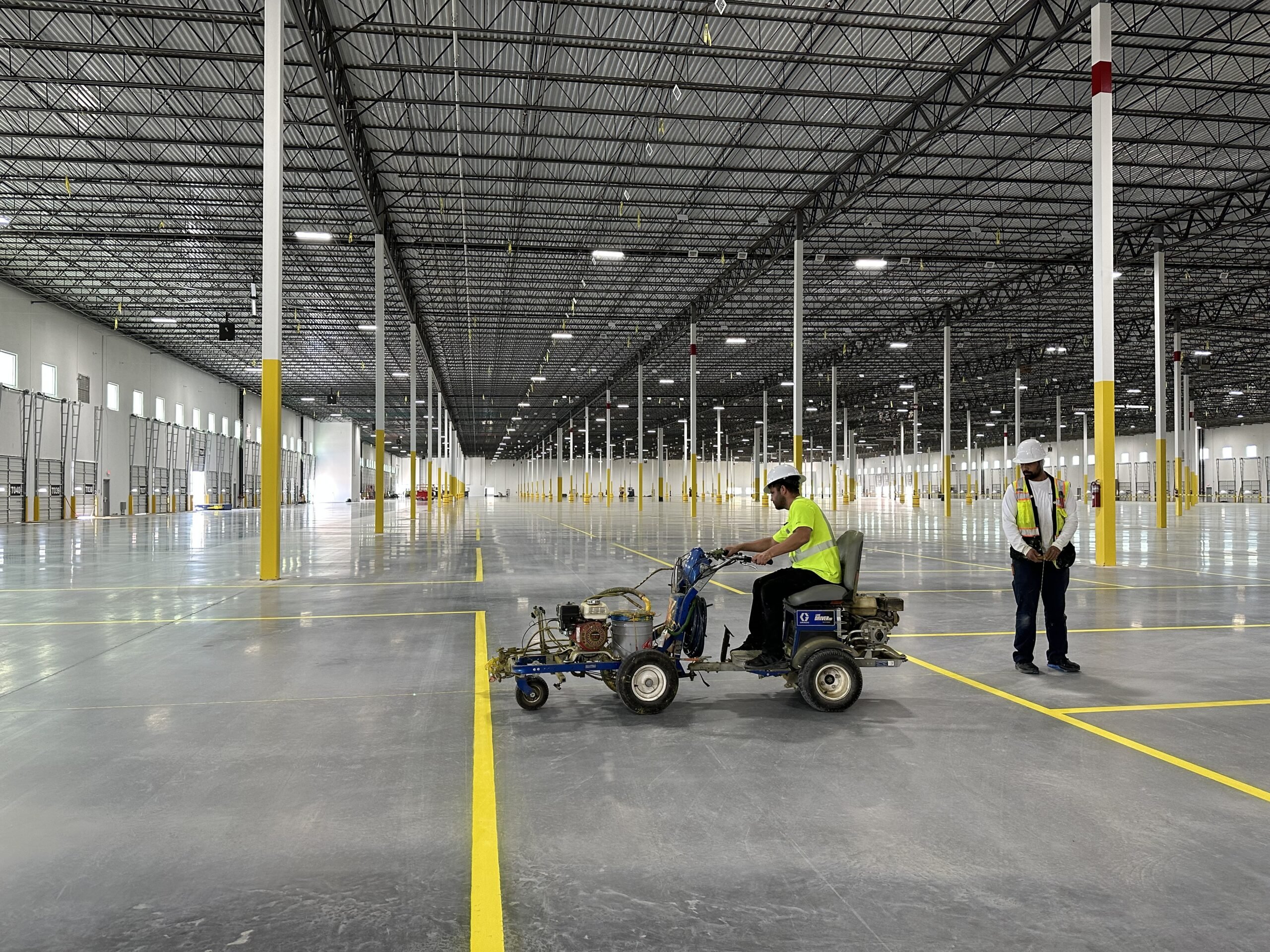 warehouse striping