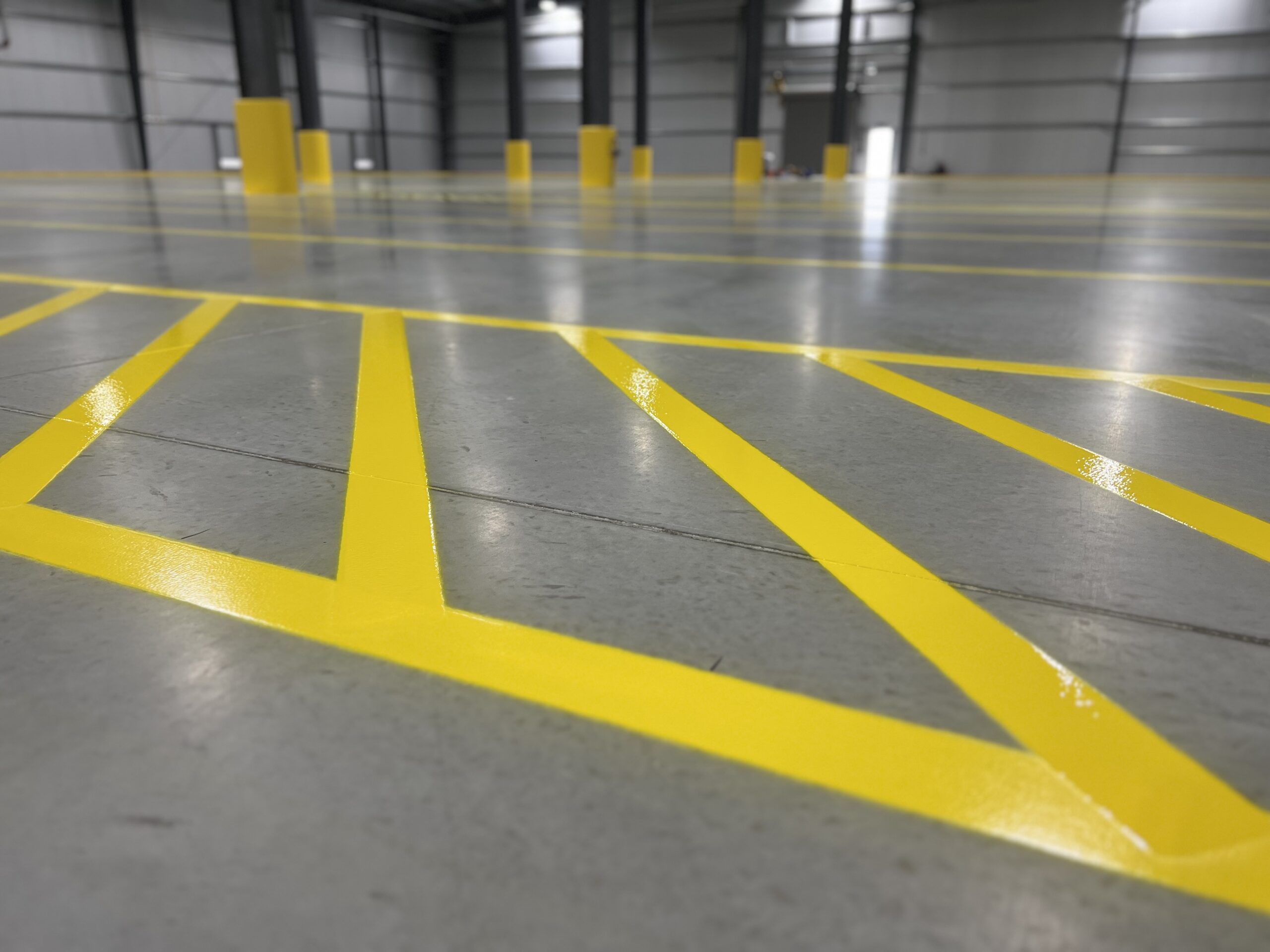 Parking lot striping contractor