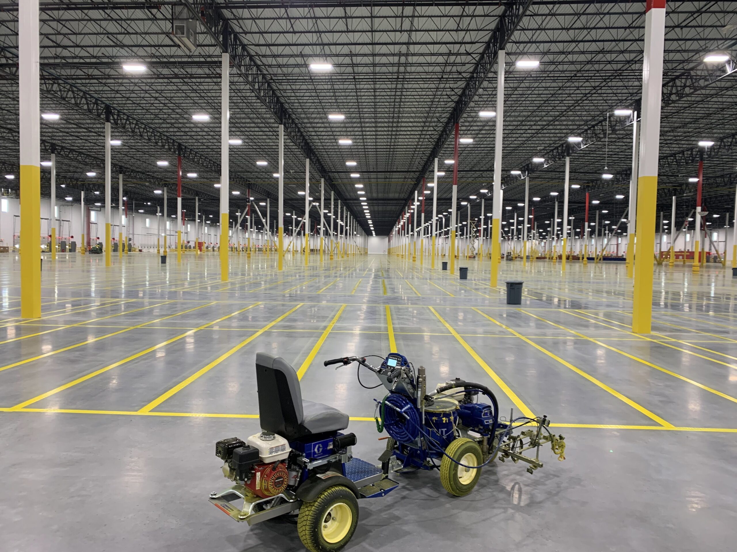 warehouse  striping