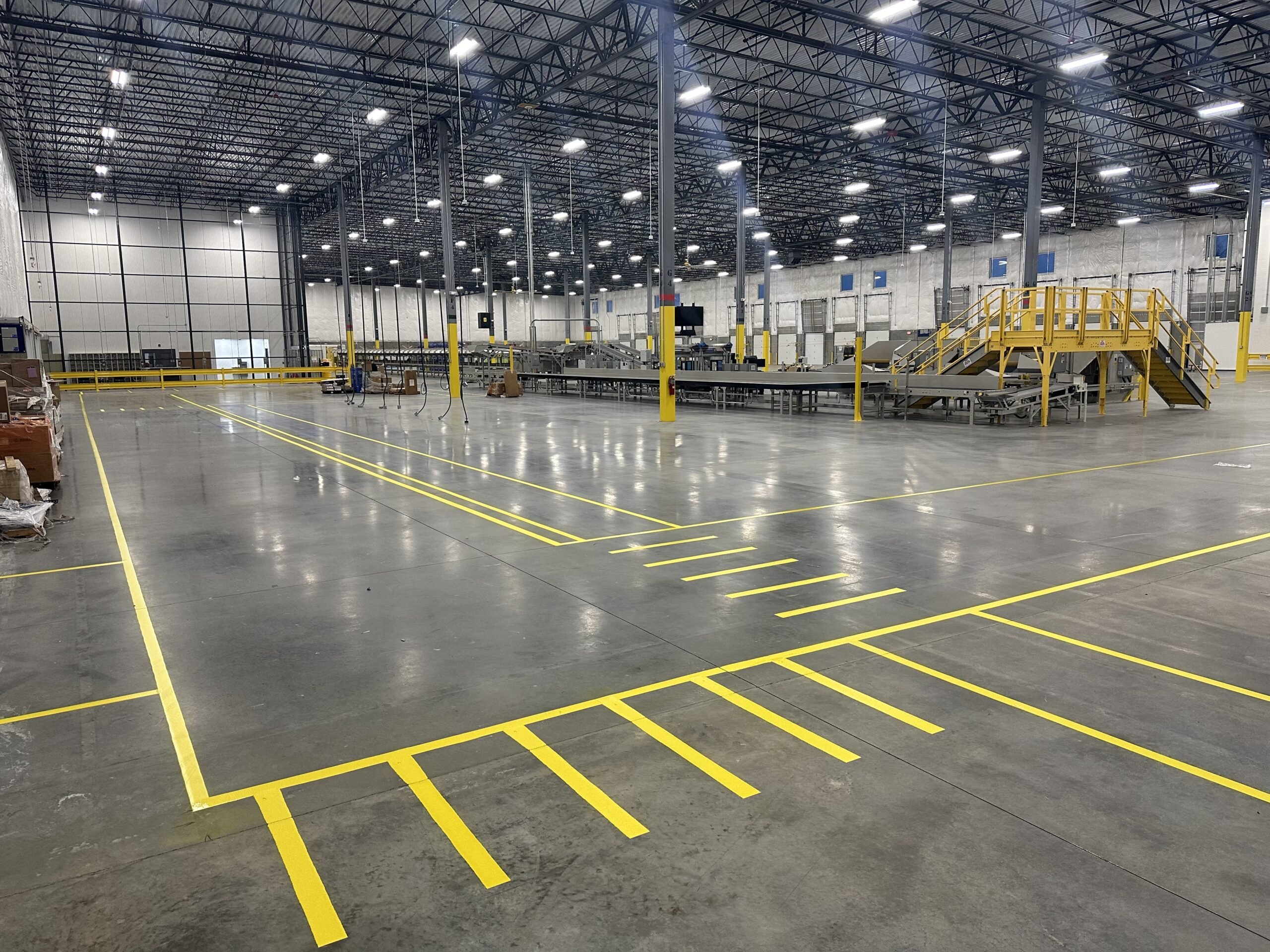 warehouse striping