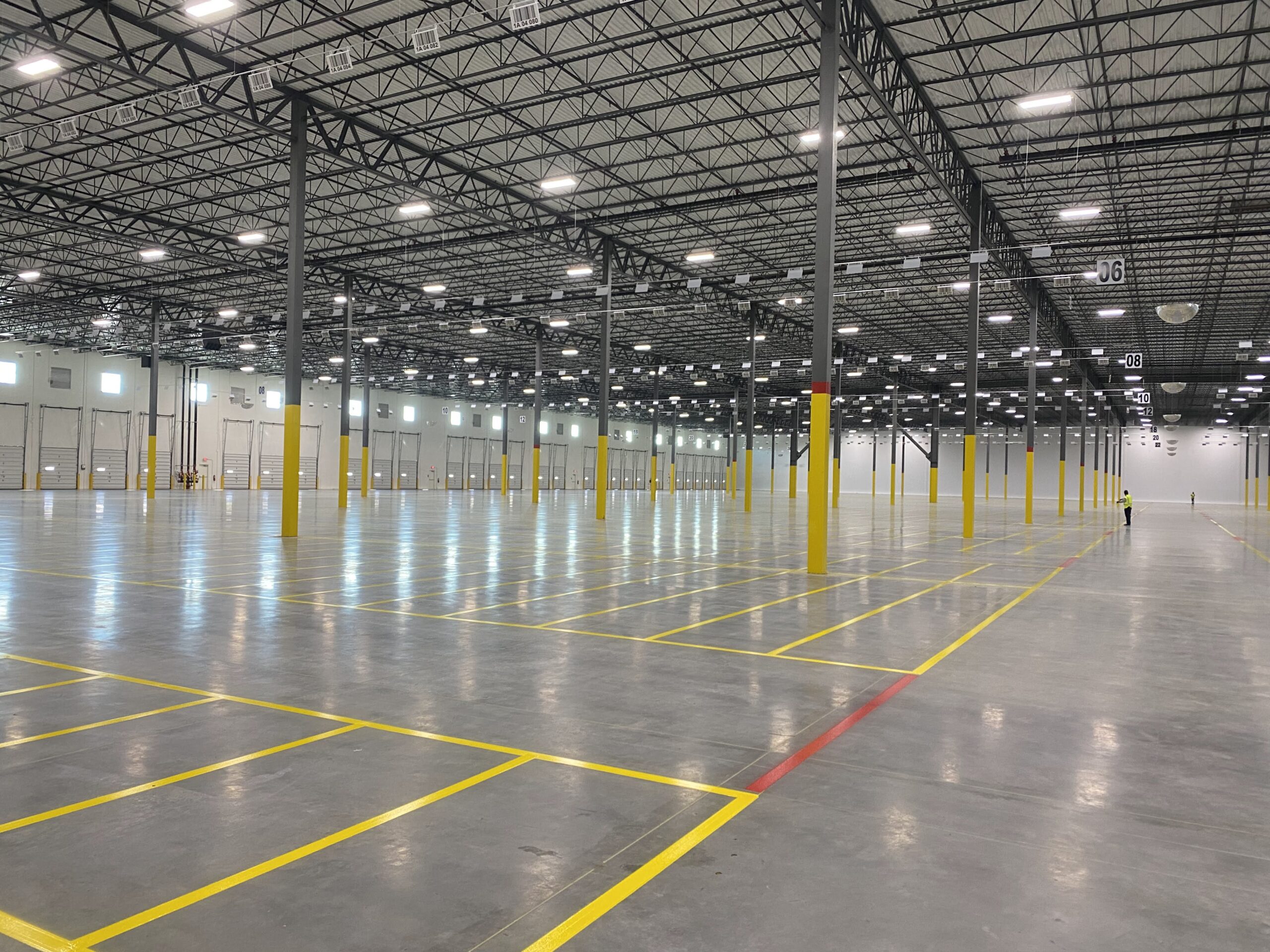 warehouse striping